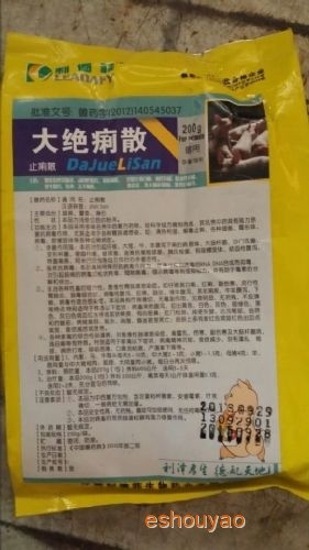大绝痢散-中西结.